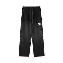 SM Washed Studio Sweatpants black front