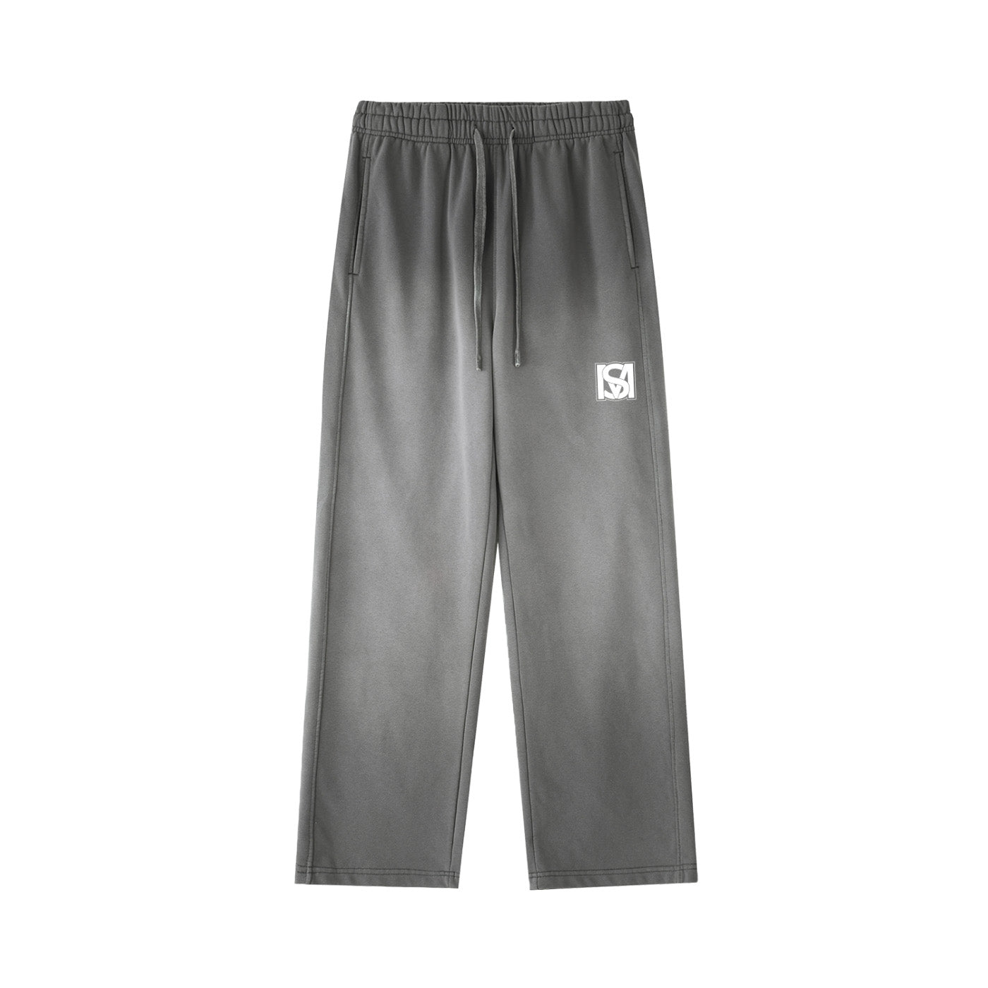 SM Washed Studio Sweatpants charcoal front