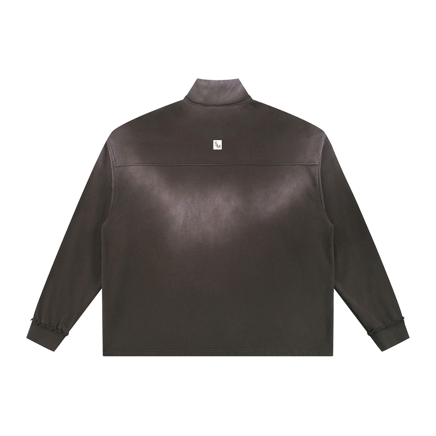 SM Sig. Sun Fade Quarter-Zip Sweatshirt kabul back