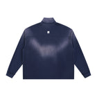 SM Sig. Sun Fade Quarter-Zip Sweatshirt oxford navy back