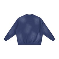 SM Sunfade Fleeced Sweatshirt navy back