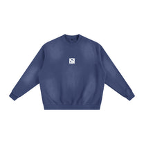 SM Sunfade Fleeced Sweatshirt navy front