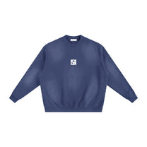 SM Sunfade Fleeced Sweatshirt navy front