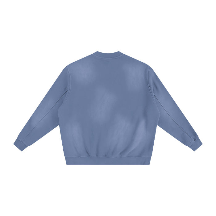 SM Sunfade Fleeced Sweatshirt blue back