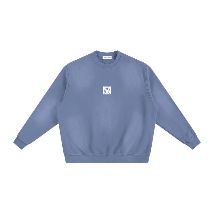 SM Sunfade Fleeced Sweatshirt blue front