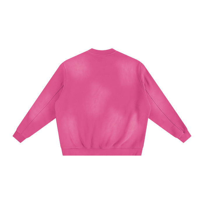 SM Sunfade Fleeced Sweatshirt pink back
