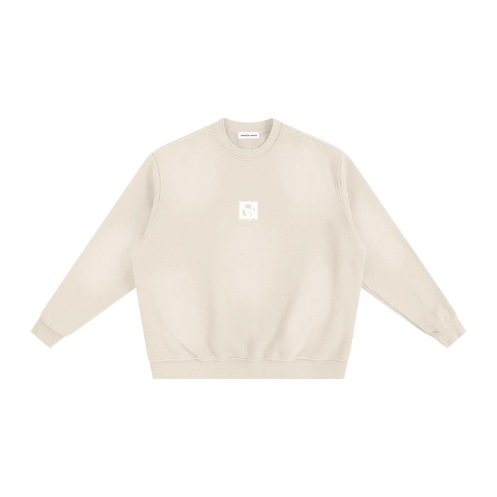 SM Sunfade Fleeced Sweatshirt classic cream front