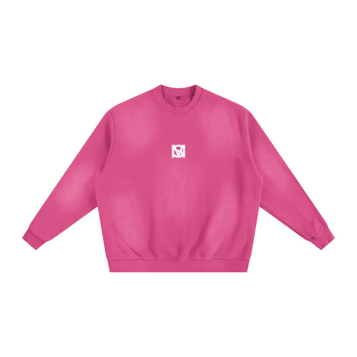 SM Sunfade Fleeced Sweatshirt pink front