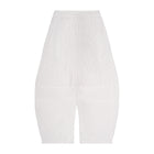 SM The Fabric Of Self Trousers ivory white front