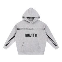 SM Track Line Hoodie grey front