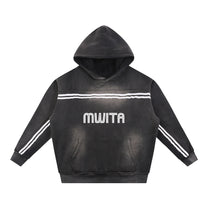 SM Track Line Hoodie black front
