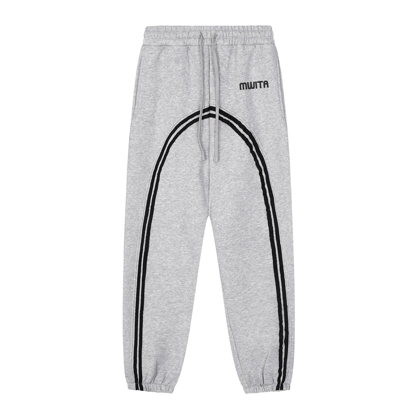 SM Track Line Sweatpants grey front
