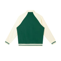 SM Varsity Baseball Jacket green back