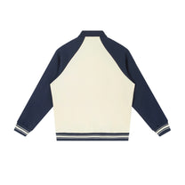 SM Varsity Baseball Jacket navy back