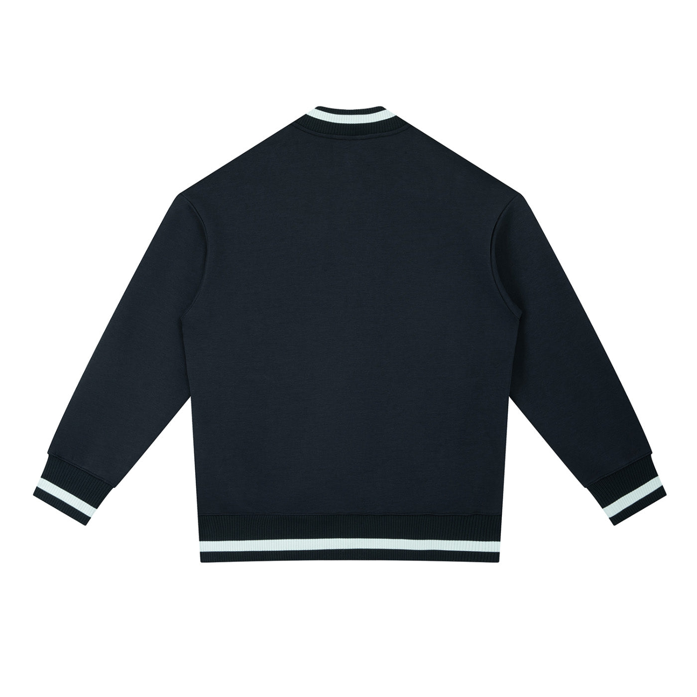 SM Varsity Zip Jacket navy back