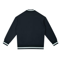 SM Varsity Zip Jacket navy back