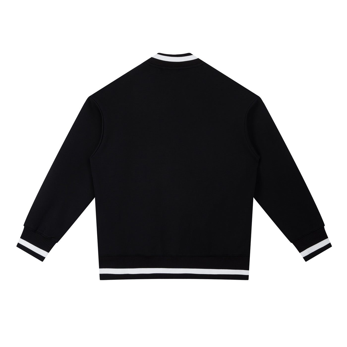 SM Varsity Zip Jacket black back