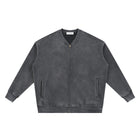 SM Sig. Vintage Zip Bomber Jacket grey front