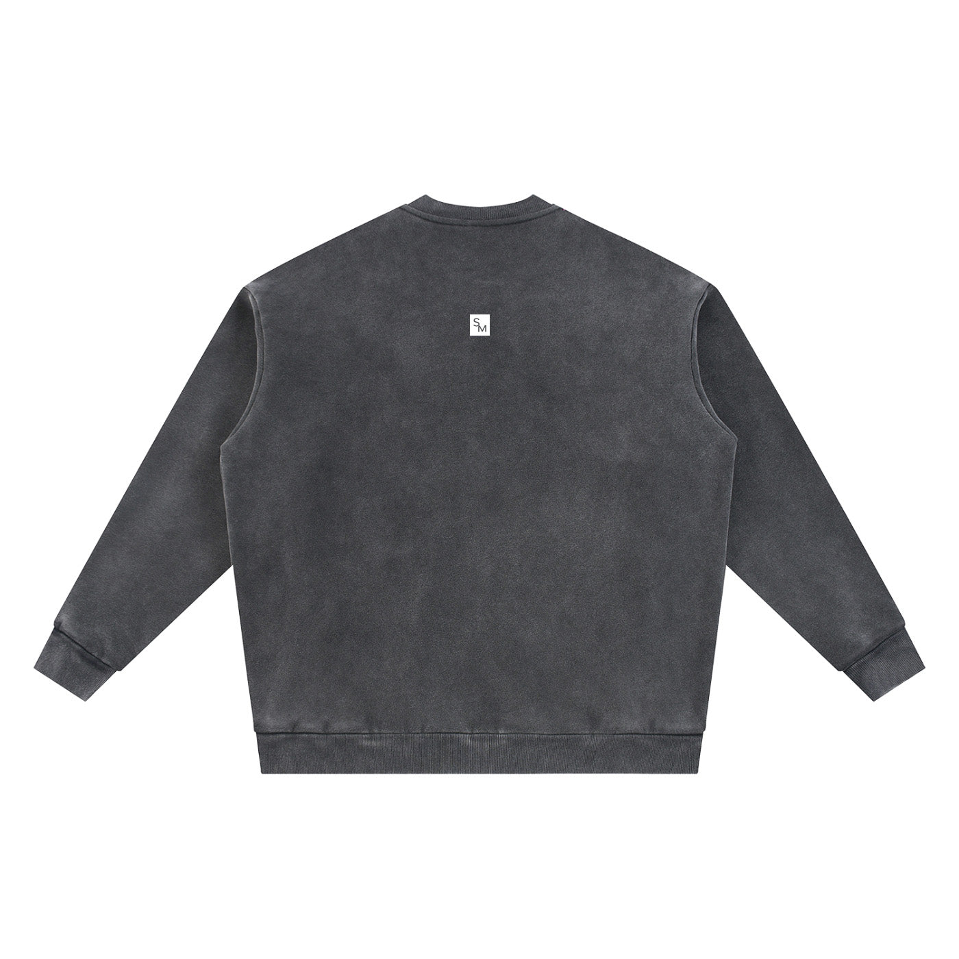 SM Sig. Vintage Zip Bomber Jacket grey back