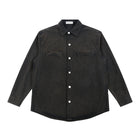 SM Washed Atelier Overshirt stone grey front