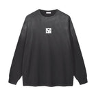 SM Washed Long Sleeve T-shirt black front