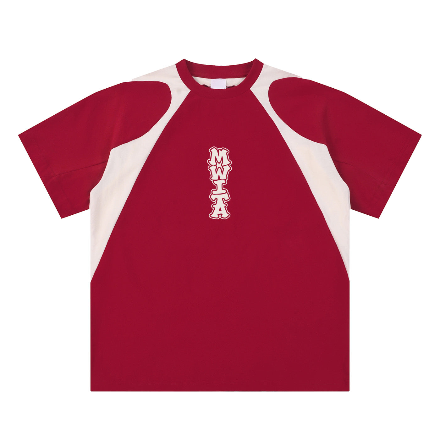 SM Graffiti Stack T-shirt red front