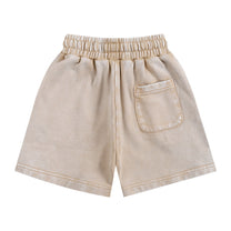 SM Snow Washed Kids Shorts camel back
