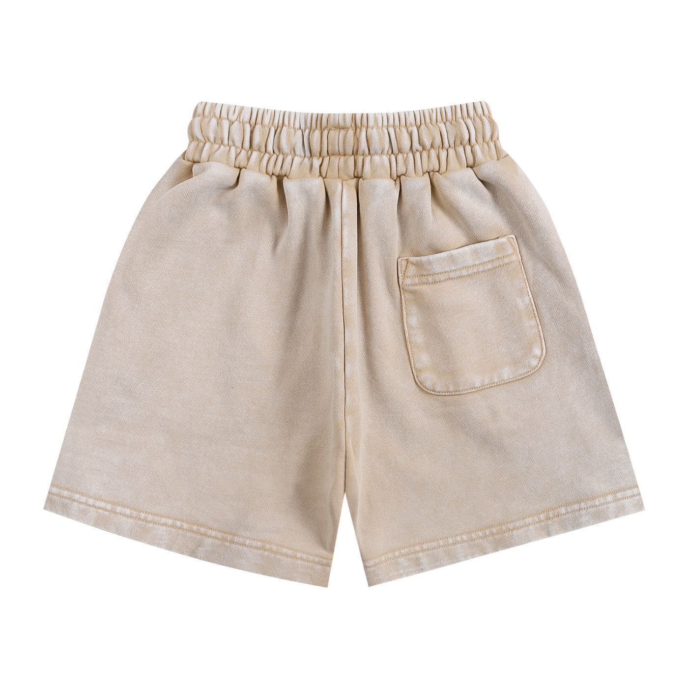 SM Snow Washed Kids Shorts camel back