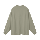 SM Sig. Long Sleeve T-shirt Stone Grey back