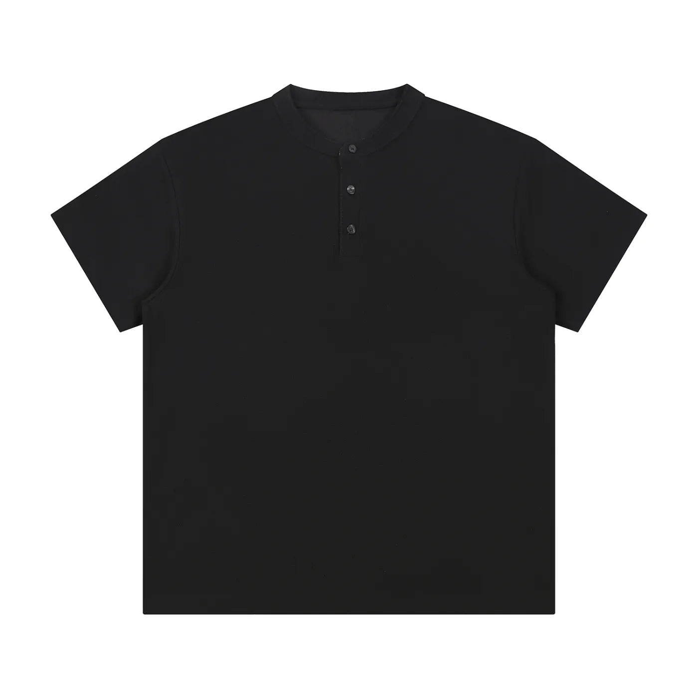 SM Sig. Henley T-shirt black front