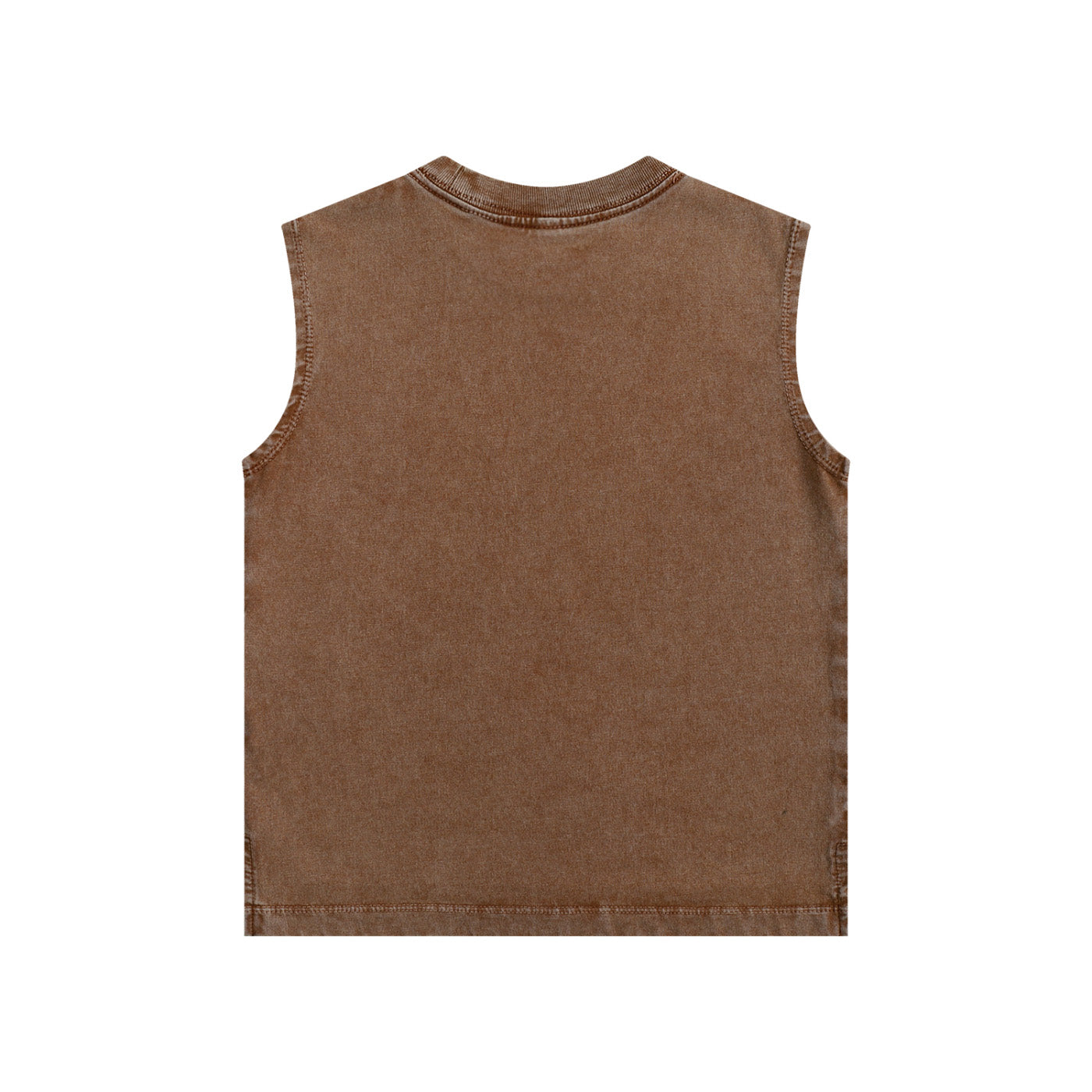SM Snow Washed Kids Tank Top coffee back