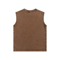SM Snow Washed Kids Tank Top coffee back