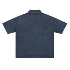 SM Sig. Snow Washed Polo T-shirt blue back