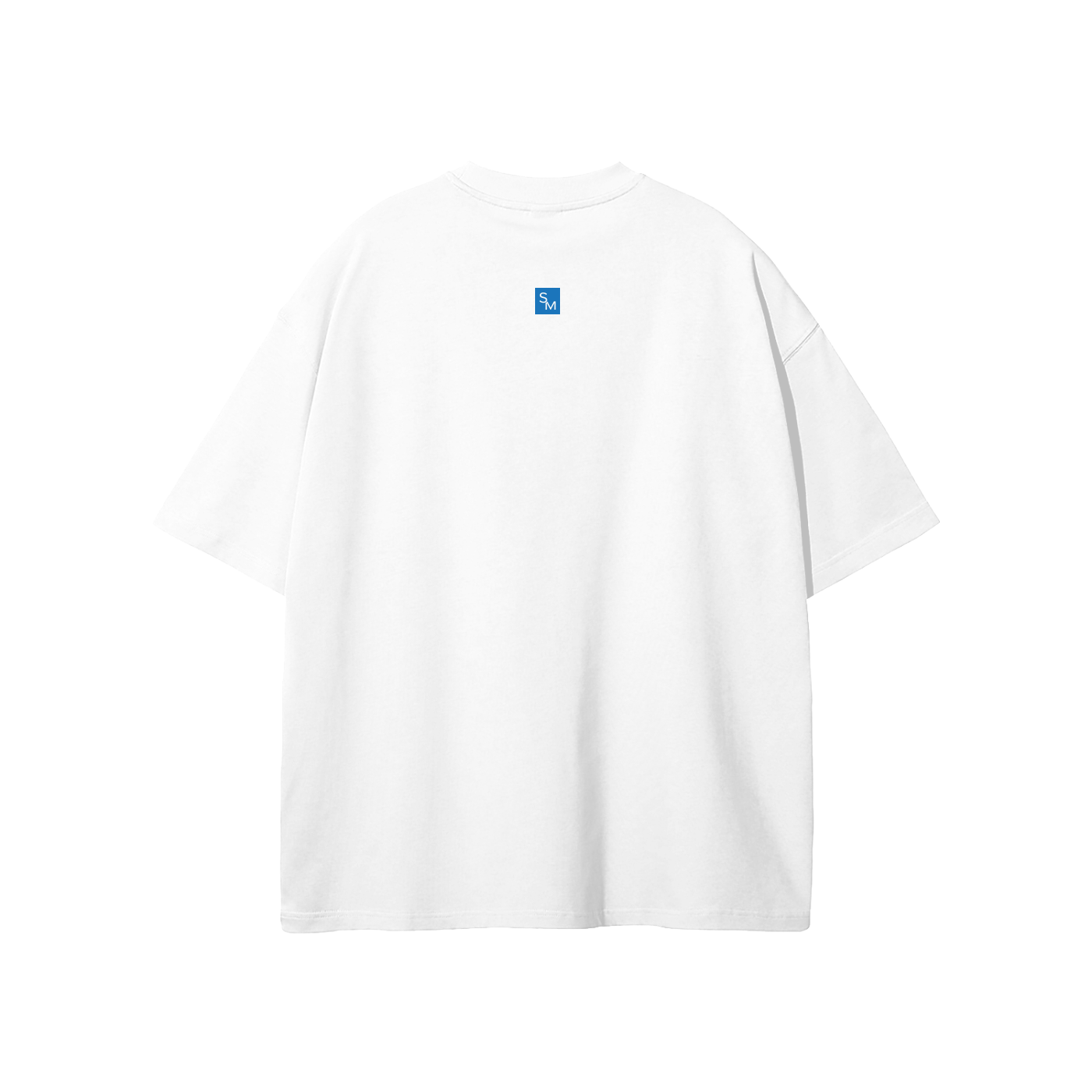 SM Script T-shirt white back