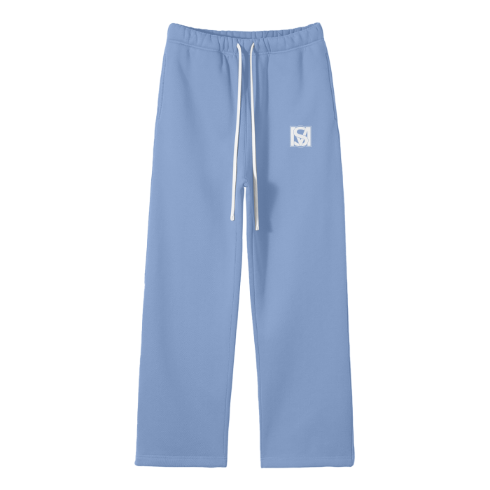 SM Fleece Straight Leg Trousers hydrangea front