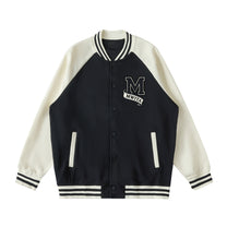 SM Varsity Jacket black front