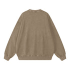 SM Acid Wash Sweatshirt brown back