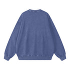 SM Acid Wash Sweatshirt blue back