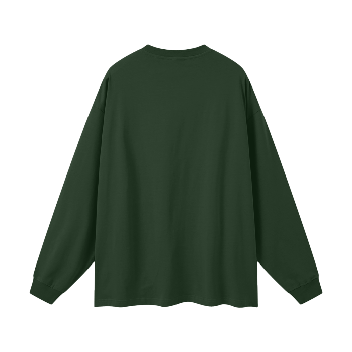 SM Sig. Long Sleeve T-shirt dark green back