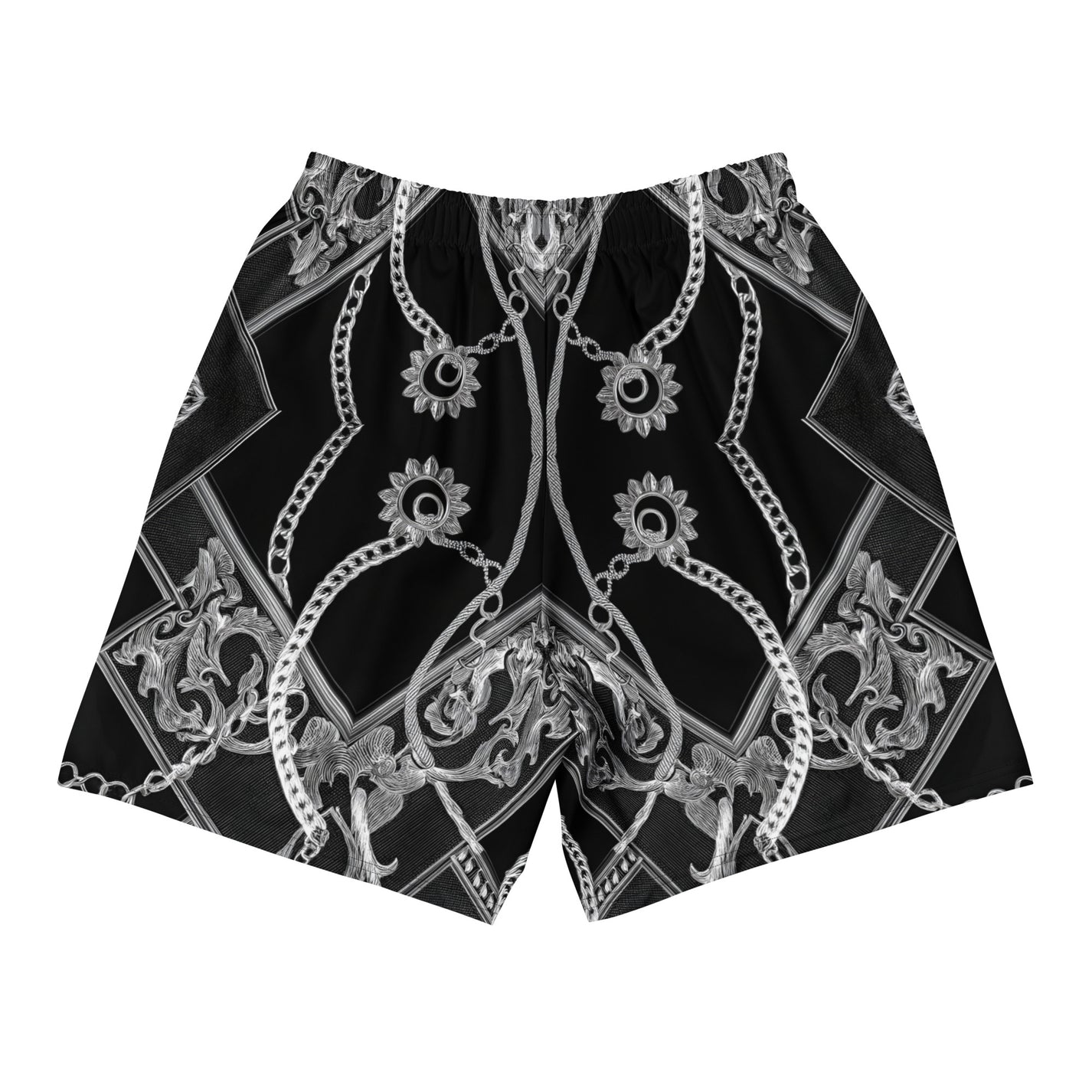 SM Gilded Waves Shorts black back