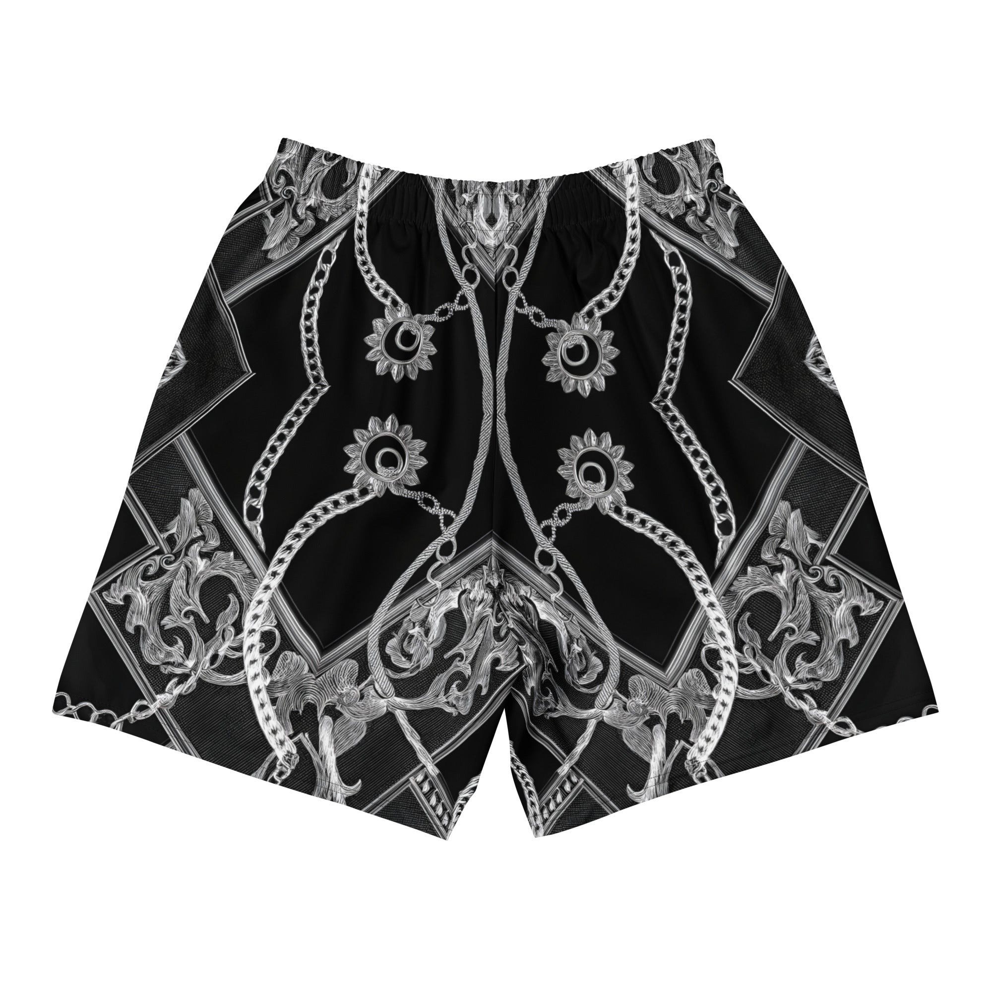 SM Gilded Waves Shorts black back