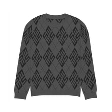 SM Argyle Jacquard Knitted Sweatshirt