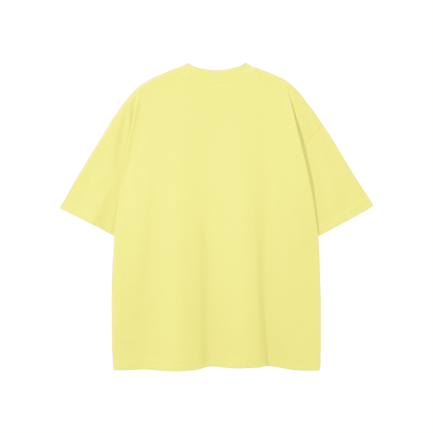 SM Swirl T-shirt Yellow back