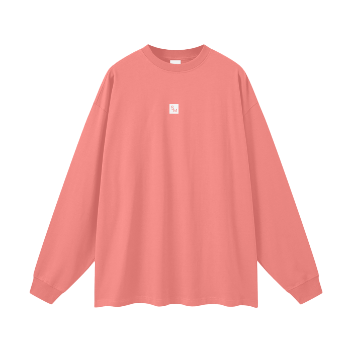 SM Sig. Long Sleeve T-shirt Watermelon red front