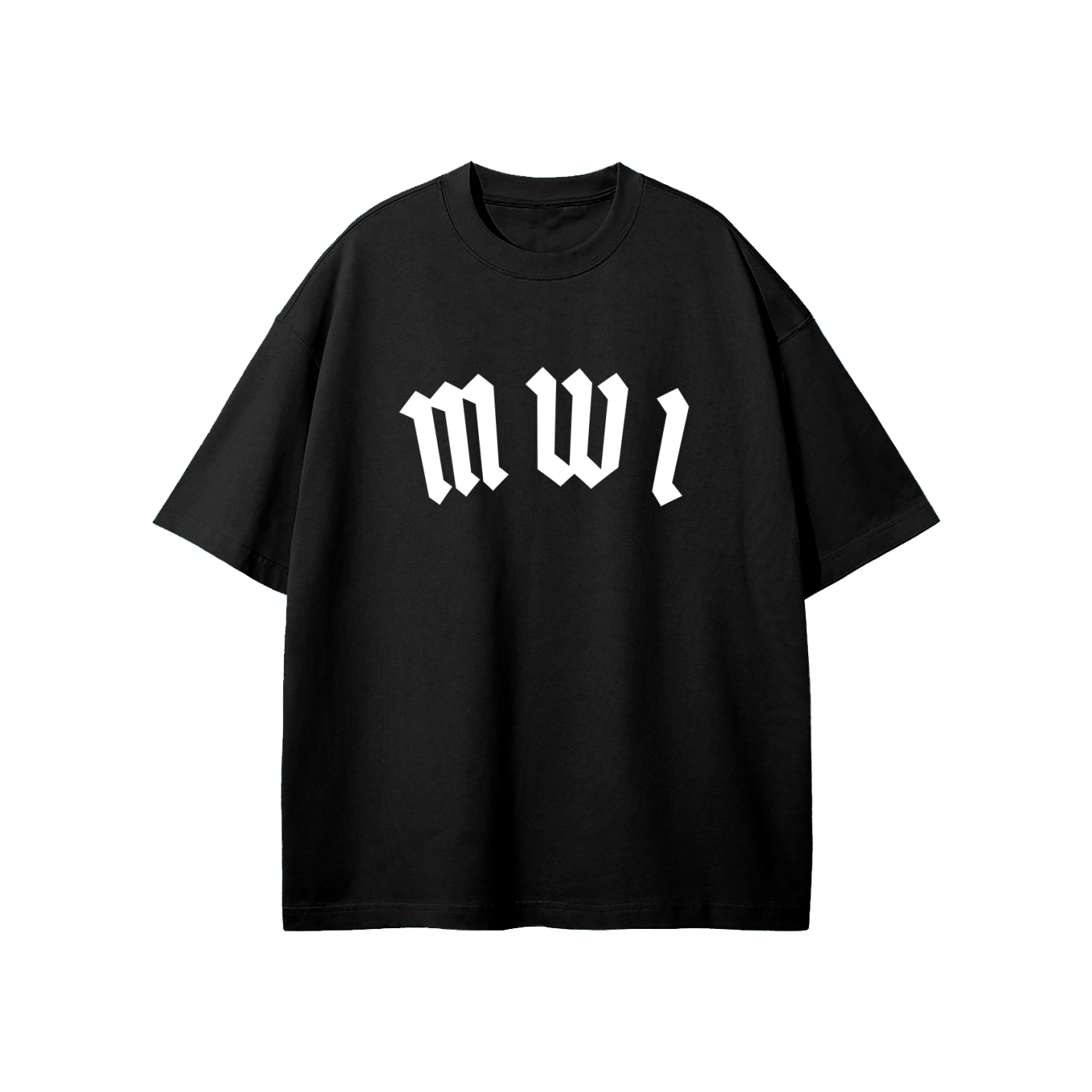 SM Script T-shirt black front