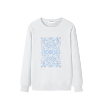 SM Baroque Bloom Sweatshirt white front