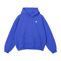 SM Sig. Fleece Hoodie Klein Blue Front