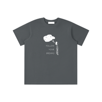 SM Follow Your Dreams Kids T-shirt grey front