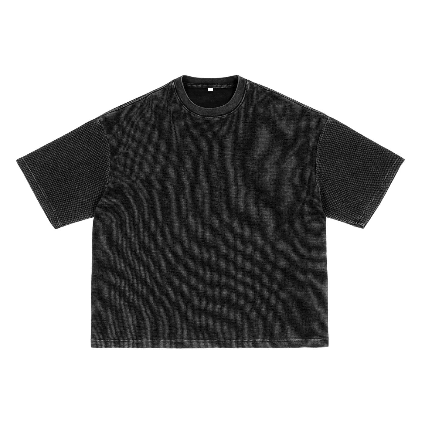 SM Sig. Waffle Washed Boxy T-Shirt front