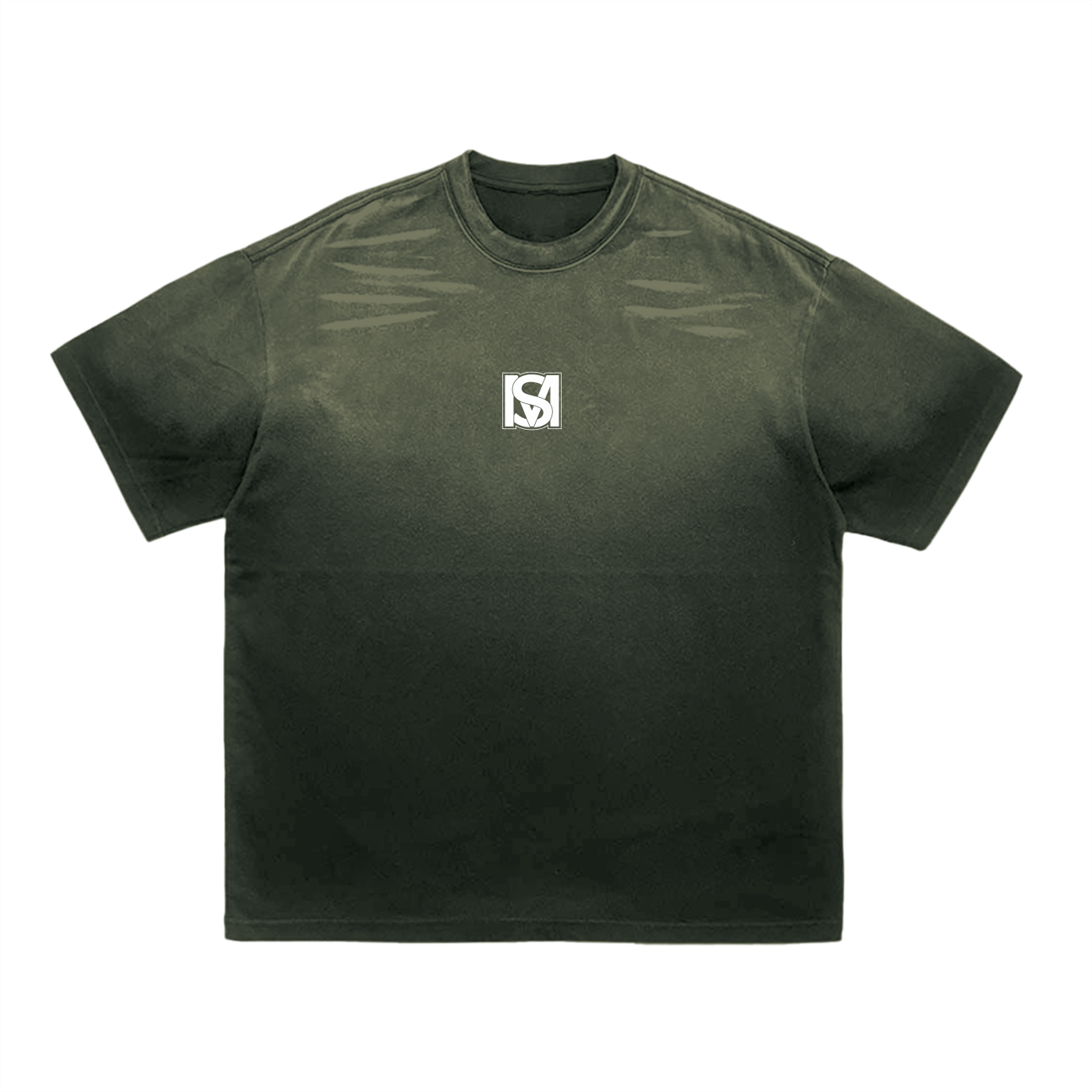SM Vintage Washed T-Shirt black front